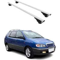 Omtec Dachträger Grundtäger für Toyota Picnic 1996-2001 75kg Metall Silber 2 tlg