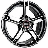 MAM WHEELS 18 Zoll MAM W4 5x112 ET33 Alufelgen BLACK FRONT POLISH