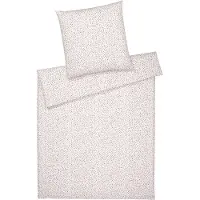 Elegante Soft-Flanell-Bettwäsche-Garnitur Preppy Farbe Beere Größe 135x200+80x80