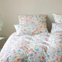 Elegante Mako-Jersey-Bettwäsche-Garnitur Gentle Jersey Farbe Blau Größe 155x200+80x80