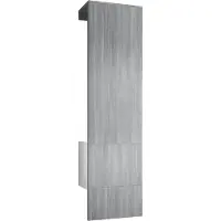 Vladon Garderobe Carlton Set 5, Germany, Garderobenset bestehend aus 1 Garderobenpaneel mit integrierter Tür und 1 Kleiderstange, Weiß matt/Avola-Anthrazit (52 x 193 x 35 cm)
