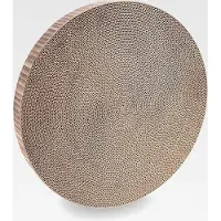 Markenlos Katzen Kratzmöbel Zylinder | austauschbares Inlay Nachfüllset | Stilvoll & nachhaltig | Ø 40 cm | Kratzbrett aus recyceltem Karton | wechselbarer Einsatz
