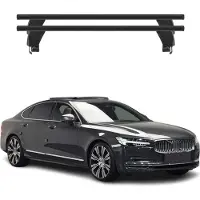 Menabo Dachträger Grundtäger für Volvo S90 2016-2025 50kg Alu Schwarz 2 tlg