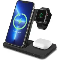 MMOBIEL Ladestation für iPhone, Apple Watch und AirPods - Kabelloses Ladegerät für Apple