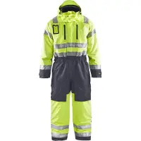 Blakläder High Vis Winteroverall High Vis Gelb/Mittelgrau 6763 1977, Farbe:high vis rot/schwarz, Größe:D100 (D25)