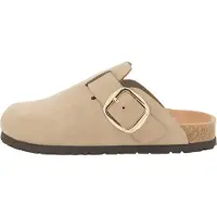 Piece of Mind Comfort Clogs Ergonomisches Fußbett, pflanzlich gegerbtes Nubuk Leder, Äußerst bequemes Laufen