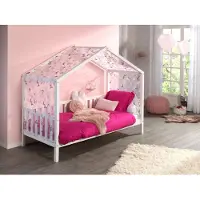 Vipack Bett Hausbett Dallas One S 90x200 cm Weiß