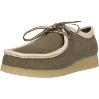 Clarks Herren Premium Wallabee Evo G Schuhe Olive Combi