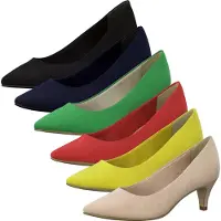 Tamaris 1-22415-24 Damen Schuhe Pumps Velouroptik, Größe:40 EU, Farbe:Rosa
