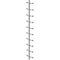 MUNK Günzburger Steigtechnik MUNK Einholmleiter Edelstahl V4A Länge 2,80m