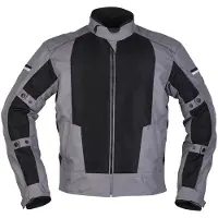 Modeka Veo Air Motorrad Textiljacke, schwarz/grau, 5XL
