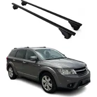 Omac Dachträger Grundtäger für Fiat Freemont 2011-2016 75kg Metall Schwarz 2 tlg