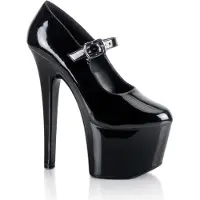 Pleaser USA - y Lack Plateau Pumps SKY-387 schwarz lack Gr. 36