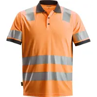 Snickers Workwear AllroundWork Hi-Vis Polo Shirt, Kl. 2, EN 20471 High-Vis Orange-S