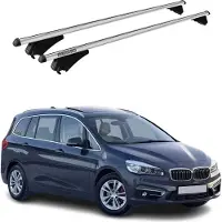 Menabo Dachträger für BMW 2er F46 Gran Tourer 2015-2021 75kg Alu Silber 2x