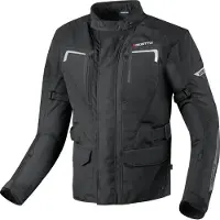 Bogotto Aveno 3in1 Wasserdichte Motorrad Textiljacke Schwarz Größe 4XL