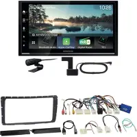 Kenwood DMX7722DABS Android Auto CarPlay Einbauset für Toyota Hilux ab 2011