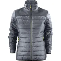 Printer Damen Wattierte Steppjacke Expedition mit Softshell-Einsätzen und Reißverschlusstaschen