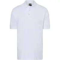 James & nicholson Hochwertiges Polohemd mit Armbündchen white, Gr. M