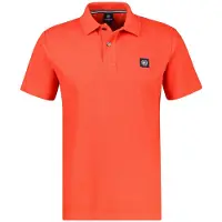 Lerros Poloshirt "Poloshirt mit Waffelstruktur aus 100 % Baumwolle"