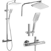 REA Duschgarnitur Tom Termostat Chrome