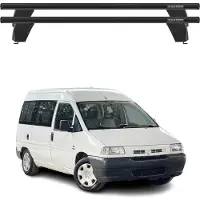 Menabo Dachträger Querträger für Fiat Scudo 1994-2006 ABE Aluminium Schwarz