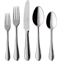 Villeroy & Boch Mademoiselle Besteck-Set 30-teilig aus Edelstahl für 6 Personen Spülmaschinenfest
