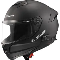 LS2 FF808 STREAM II SOLID Integralhelm matt schwarz XL