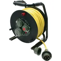 Dönges Leitungsroller THW 230 V/400 V, 16 A, L1/L2 (THW Energieverteiler)
