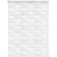 Lichtblick Duo Rollo Arena Klemmfix, ohne Bohren Weiß, 150 cm, 80 cm x 150 cm (B x L)