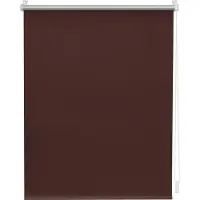 Lichtblick Thermo-Rollo Klemmfix, ohne Bohren, Verdunkelung Braun 90 cm x 22