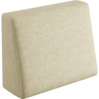Sunnypillow Palettenkissen mit abnehmbarem Bezug Seitenkissen 60x40x20/10cm Cremefarben