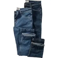 HENSON&HENSON Henson & Henson 2er Pack Herren Jeans Flexibel mit dehnbaren Bund