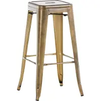 CLP Barhocker Joshua V2 mit Fußstütze,gold