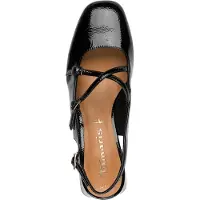 Tamaris Damen modische Sling-Pumps Antislide & Antischokk 1-29661-45, Größe:39 EU, Farbe:Schwarz
