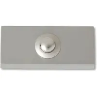 Heidemann Klingelplatte Klingel Klingeltaster Aufputz Funksender Auswahl Klingeltaster 1fach Vernickelt 24 V/1 A