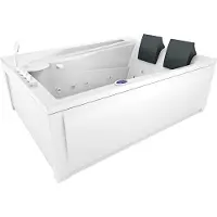 AcquaVapore Whirlpool Pool Badewanne Wanne W12H-TH-C-SC 180x135cm