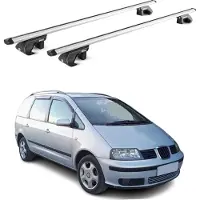 Aurilis Dachträger Grundtäger für Seat Alhambra 1996-2020 5 tür 90kg Alu Silber 2x ABE