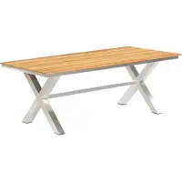 SonnenPartner Gartentisch Base-Spectra 200x100 cm Edelstahl Tischsystem