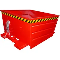 Bauer Kippbehälter VD 800, rot
