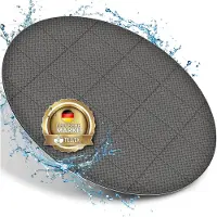 Tillvex Whirlpool Unterlage rund 240cm Grau | Bodenmatte Poolunterlage Matte für Outdoor Whirlpools | Thermo Bodenschutzmatte Pool Untergrund | Bodenschutz Bodenplatte schützt & isoliert