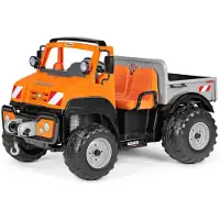 Peg-Pérego Elektrofahrzeug Taurus 12V Ladefläche Seilwinde 2-Sitzer