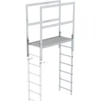 MUNK Günzburger Steigtechnik MUNK Attika-Überstieg in Sonderlängen Aluminium 1400mm