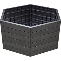 Graf Hochbeet klassisch ERGO Hochbeet XL 75 inkl. Flora-Wassersparsystem 145 x 145 x 75 cm stone