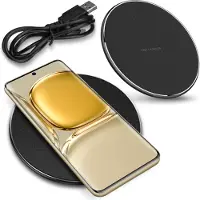 NAmobile Qi Wireless Schnell Ladestation für Huawei P50 P40 Pro Plus Charger 15W 10W