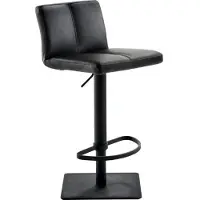 Mayer Barstuhl Sitzmöbel 1285 42 x 46 x 78 cm Stahl schwarz/schwarz 1285_03_81007