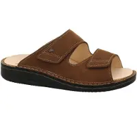Finn Comfort Riad Herren Pantolette, Leder, Braun, bequem - Marken , Braun, leder (nomad)