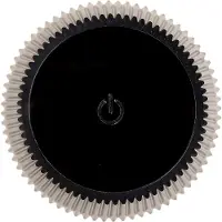 Clayre & Eef Tischlampe Ø 12x41 cm Schwarz Metall