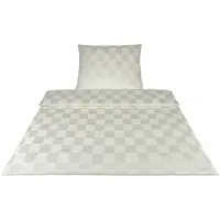 Elegante Bettwäsche 2244 Courage I Größe 80x80 155x200 cm I Farbe 7 Creme I Reine Baumwolle