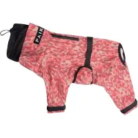 PAIKKA Hunde Regen Overall "Rain Suit" red, Rückenlänge: 45 cm